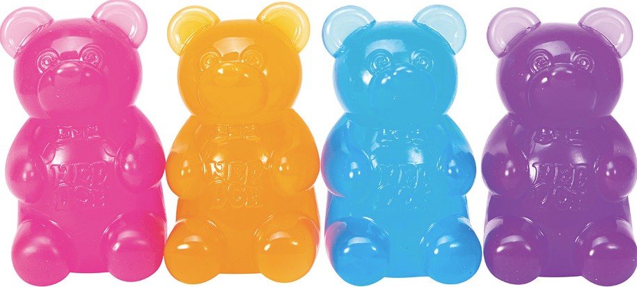 NeeDoh Gummy Bear Squish Toy (Color Chosen At Random) (LIMIT 2 PER PERSON)