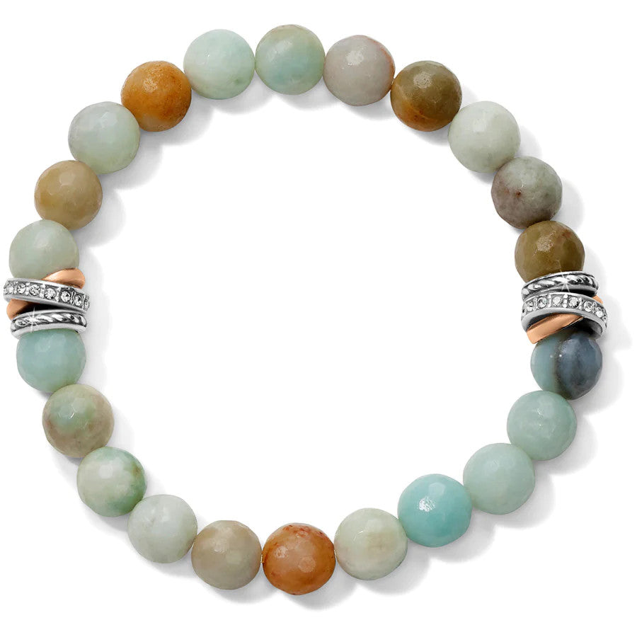Brighton Neptune's Rings Amazonite Stretch Bracelet (JF742C)