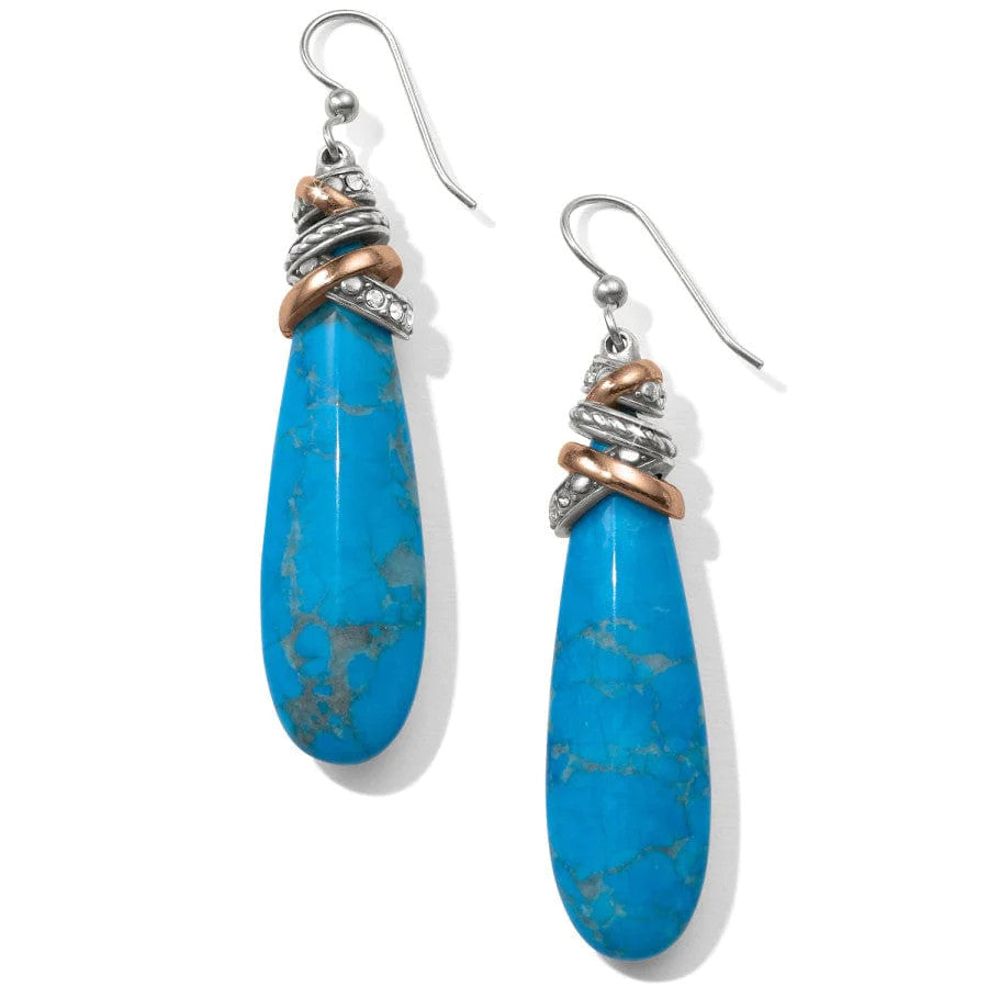Brighton Neptune's Rings Turquoise Howlite Drop Earrings (JA405F)