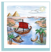 The Nile River Quilling Card