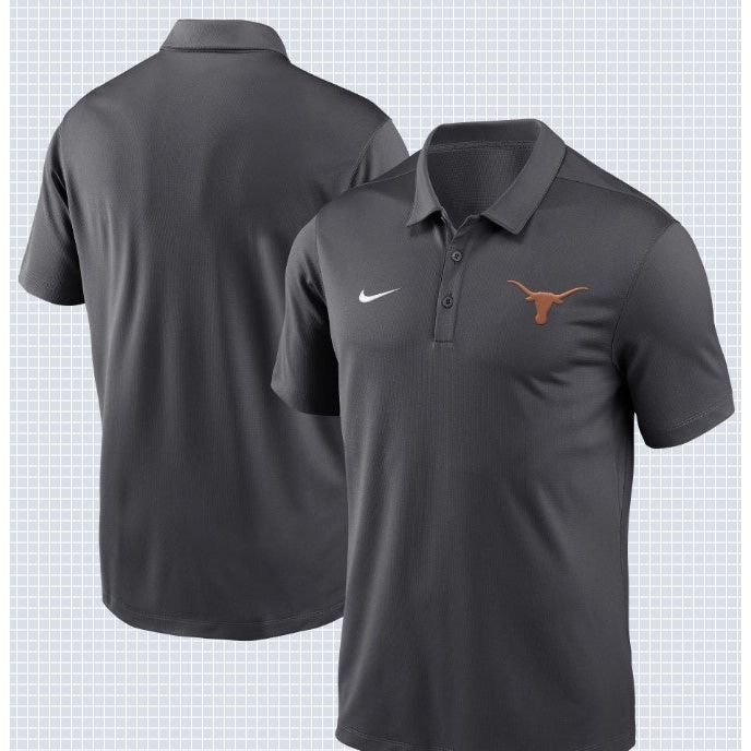 Texas Longhorn Nike Lock Up Embroidered Logo Polo (2 Colors) (NKNB-06F-TXE-4ZC)