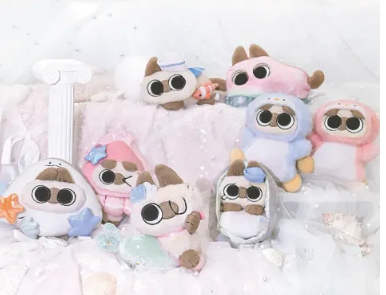 Nobeko Azukisan Oceanic Series Plush Pendant Blind Box