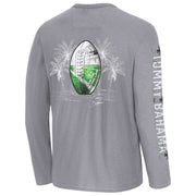 Texas Longhorn Tommy Bahama Sport Oasis End zone Lux Tee (St227206BR) (Shadow)