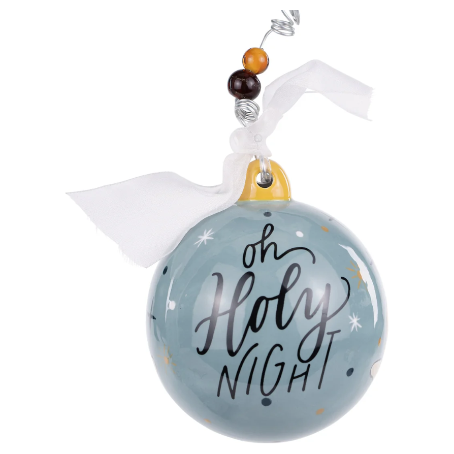 Glory Haus Oh Holy Night Manger Ornament