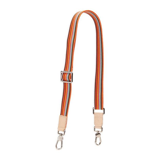 Consuela Orange Web Slim Crossbody Strap (9038)