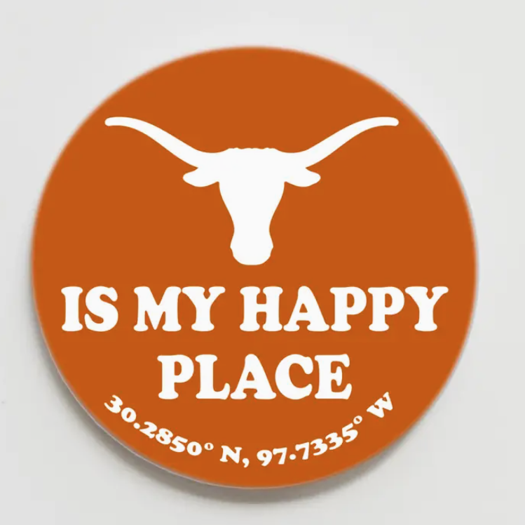 University of Texas Happy Place Burnt Orange