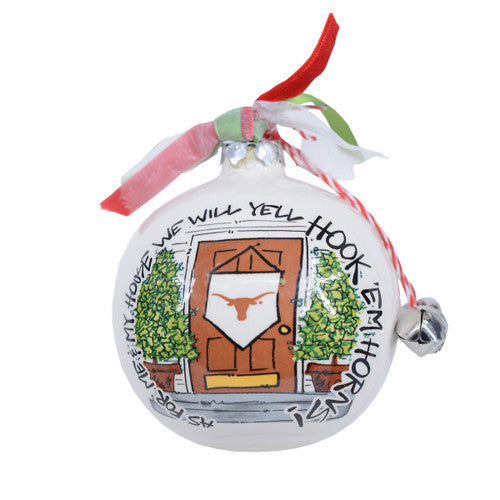 Magnolia Lane Texas Longhorn My House Ornament (52564)