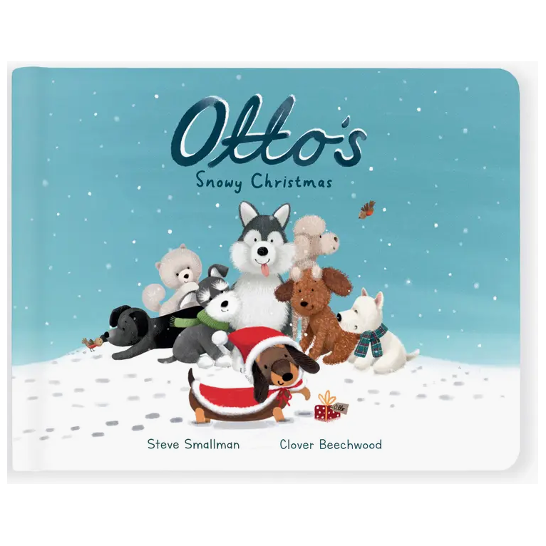 Jellycat Otto's Snowy Christmas Book