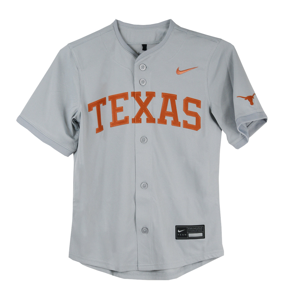 Nike Texas Longhorn Youth Limited Full Button Baseball Jersey (3 Colors)