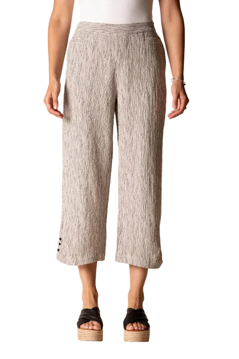 Habitat  Crinkle Button Detail Capri (22776)(Willow)