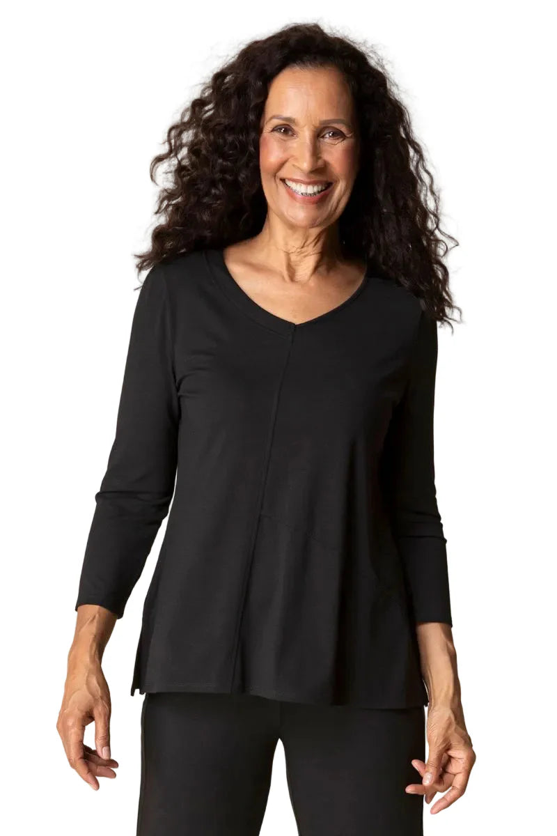 Habitat Core Travel Solid Seamed Tunic (55924)(Black)