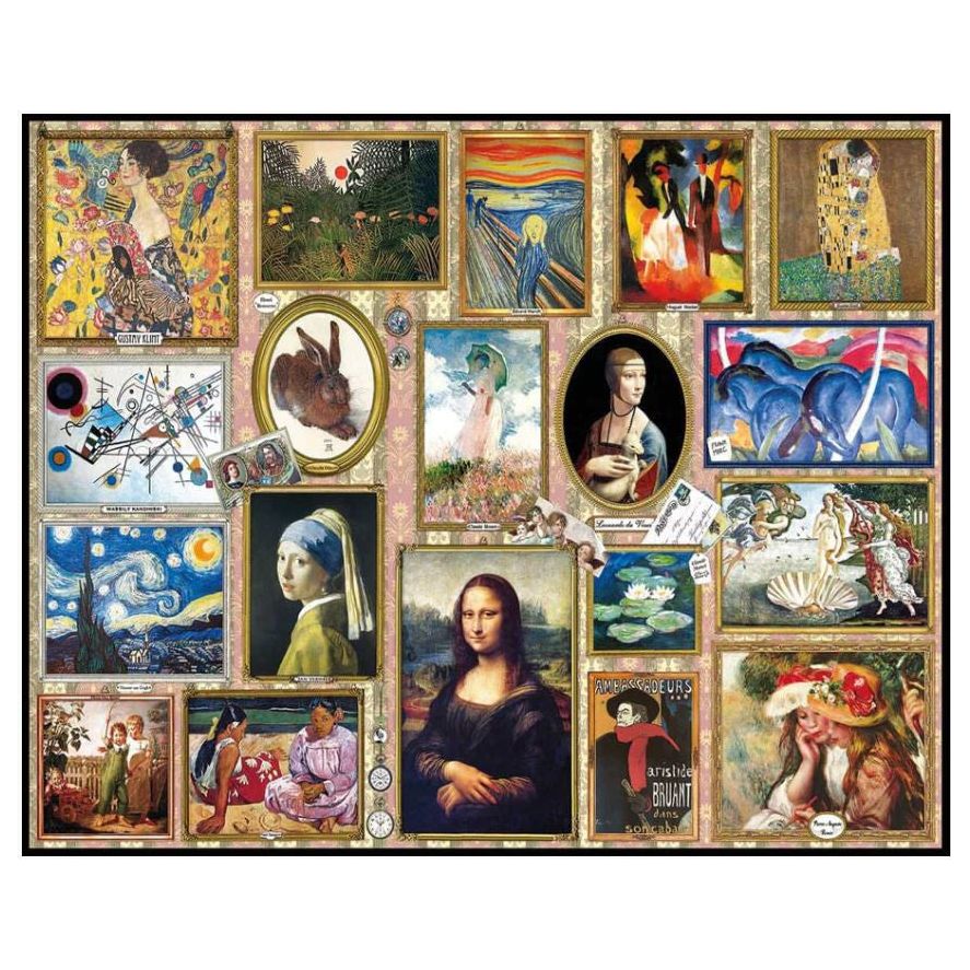 White Mountain Great Paintings Puzzle (1000 Piece)