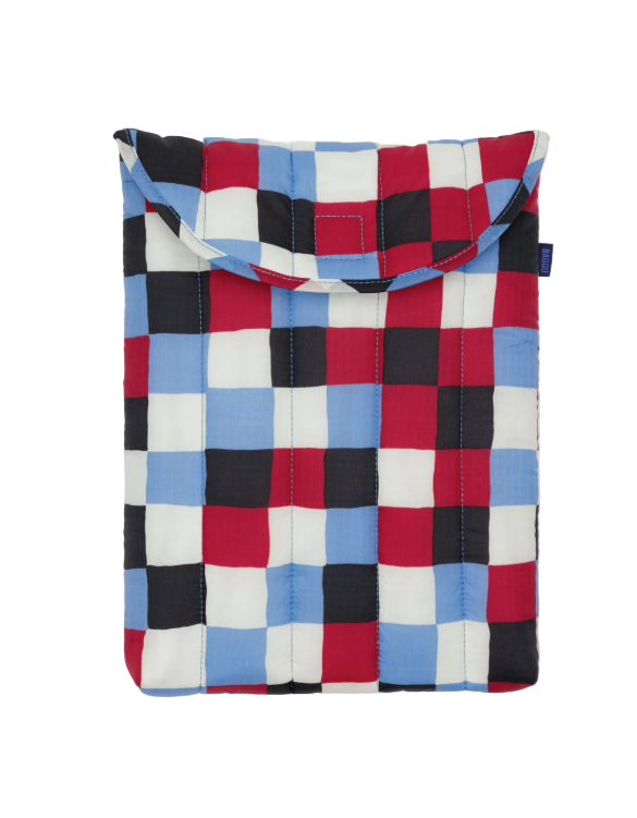 Baggu Puffy Laptop Sleeve 13"/14" - Painted Check