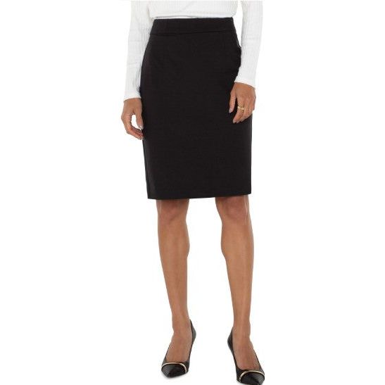 Liverpool Black Pencil Skirt ( LM6378M42 )