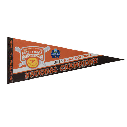 Texas Longhorn 2025 Softball National Champions Pennant
