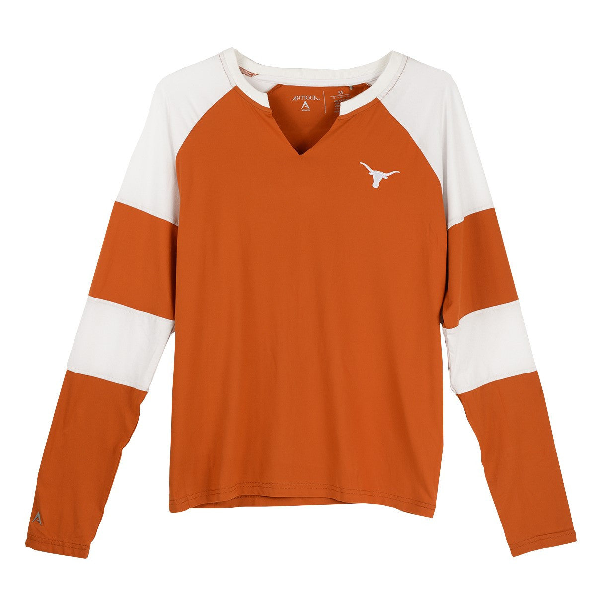 Texas Longhorn Antigua Ladies Pepper Top (104951-82C) BO/WHT
