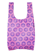 Baggu Big Reusable Bag - Pop Pink Happy