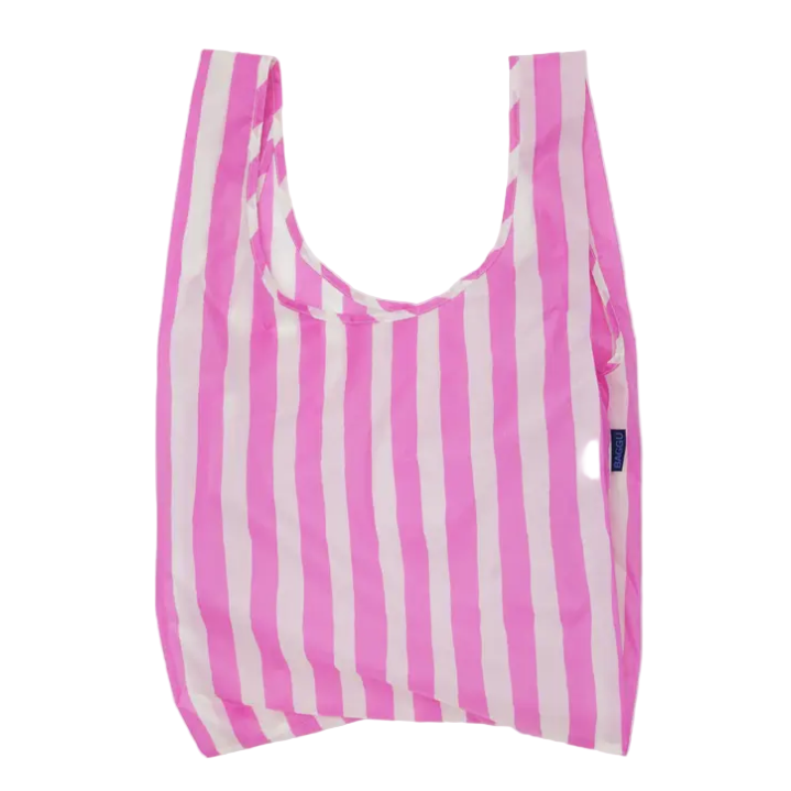 Baggu Standard Reusable Bag - Pink Painted Stripe
