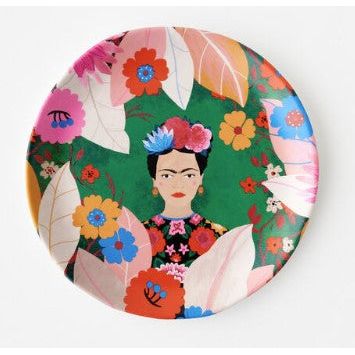 One Hundred 80 Degrees Frido Kahlo Melamine Plate with Gift Box (ME0663)