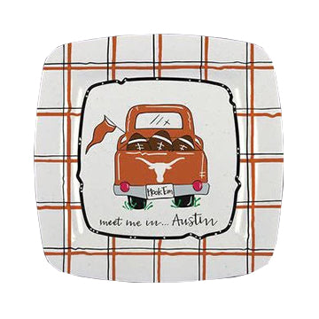 Texas Longhorn 11" Melamine Truck Platter