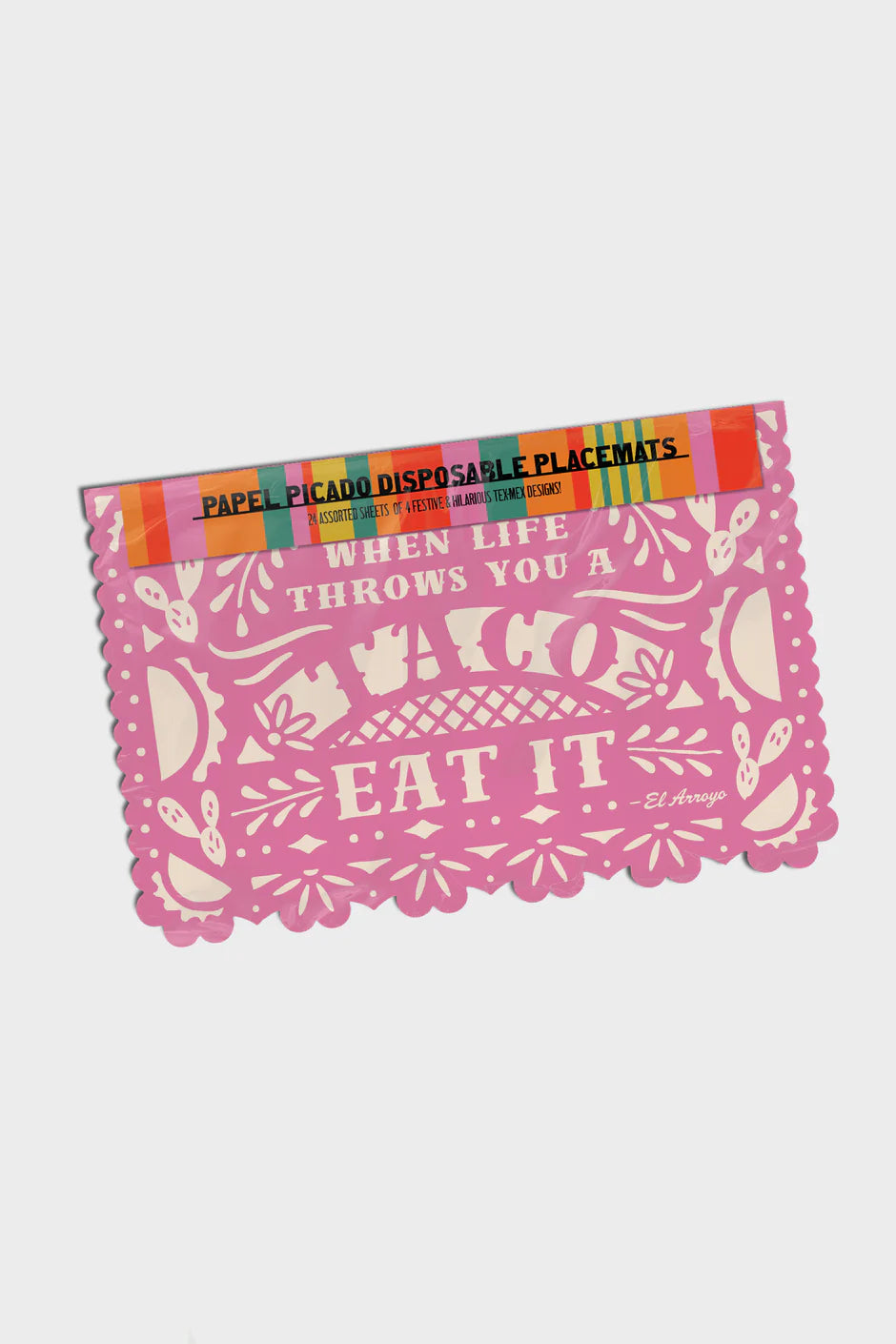 El Arroyo Disposable Placemats - Papel Picado (Set of 24)