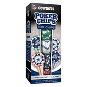 Dallas Cowboys 100 Piece Poker Chips Set (DAC3120)