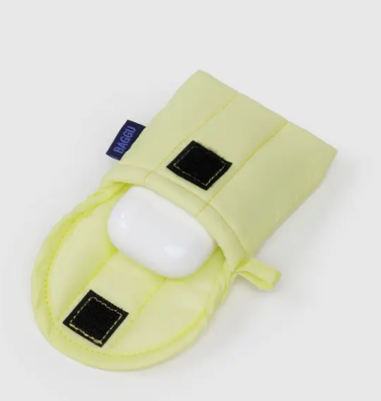 Baggu Puffy Earbuds Case - Pomelo