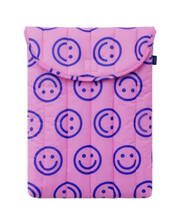 Baggu Puffy Laptop Sleeve 16" - Pop Pink Happy