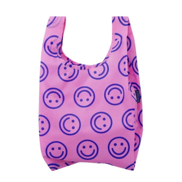 Baggu Baby Reusable Bag - Pop Pink Happy