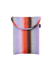 Baggu Puffy Tablet Sleeve 8" - Gradient Stripe Poppy & Lilac