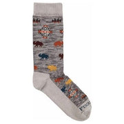 Pendleton Prairie Rush Cotton Blend Grey Crew Socks