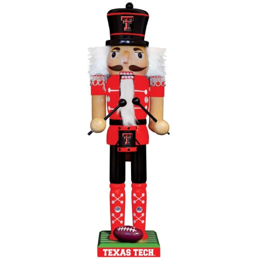 Masterpiece Texas Tech  Wooden Collectible  12" Nutcracker (UTT4050)