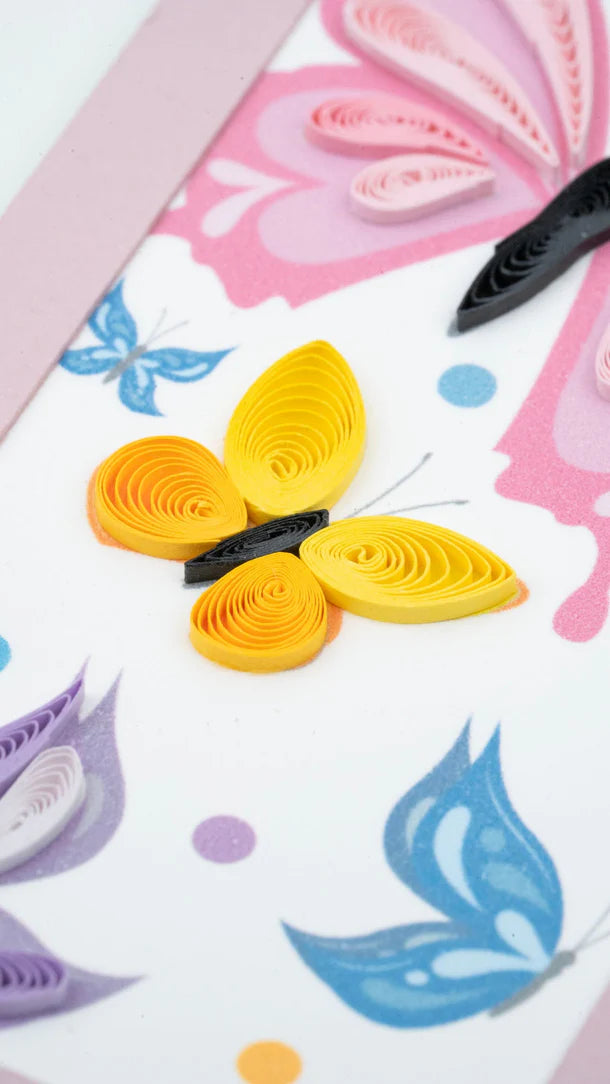 Quilling Bookmark Butterflies (QC-BK-10089)