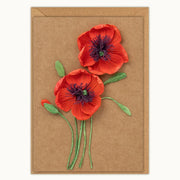 Husk And Heart Poppies (HH-GC-10004)