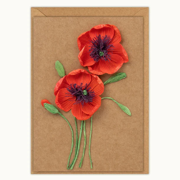 Husk And Heart Poppies (HH-GC-10004)