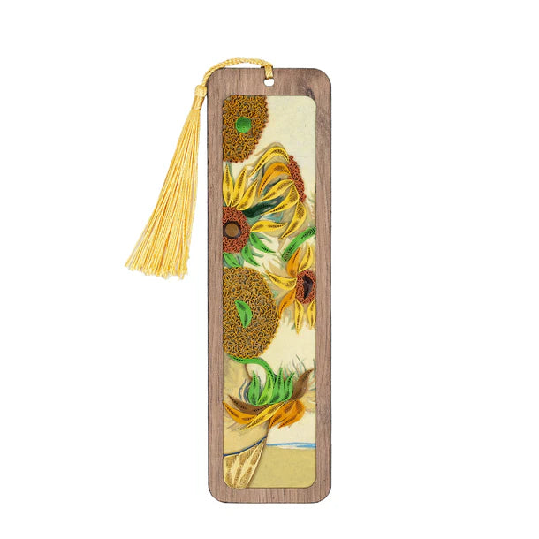 Quilling Artist Series Bookmark Sunflowers Van Gogh (QC-BK-10085)