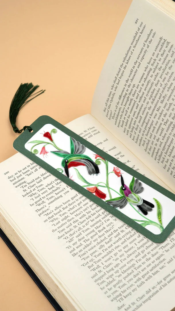 Quilling Bookmark Hummingbirds(QC-BK-10094)