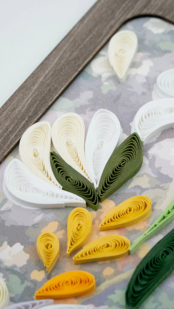 Quilling Artist Series Bookmark Spring Bouquet,Renoir (QC-BK-10082)