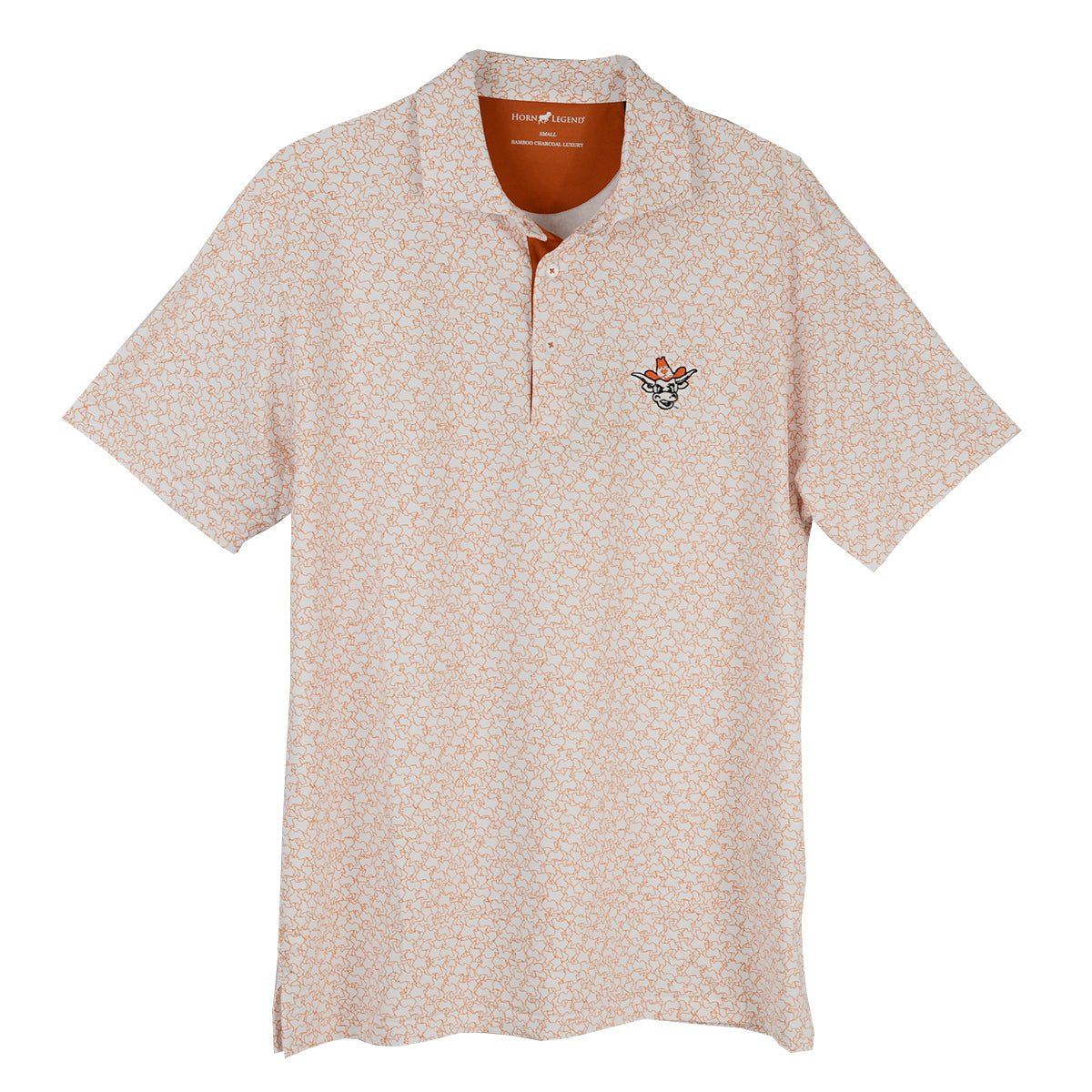 Horn Legend Bamboo Charcoal Longhorn Jigsaw Polo