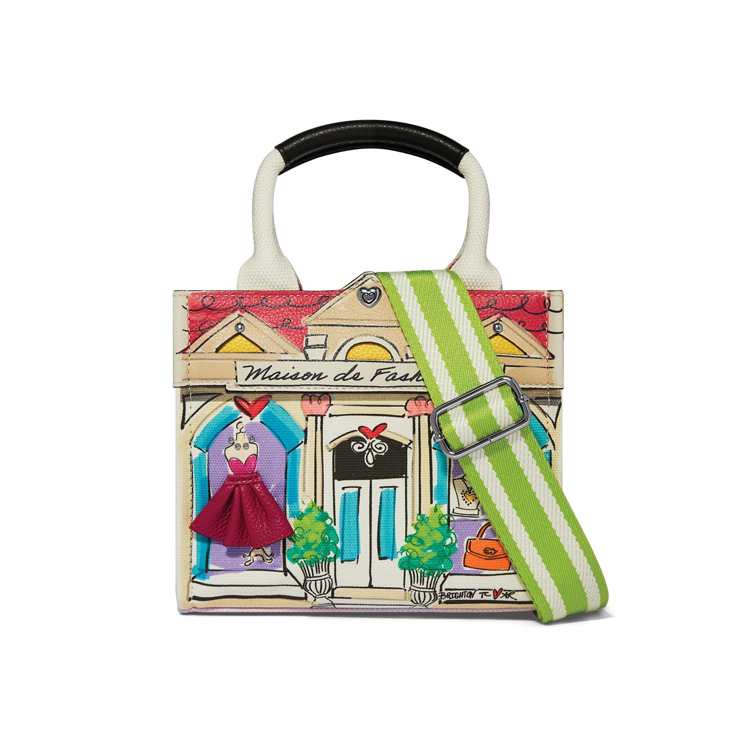 Brighton Fashionista Wanderlust Mini Canvas Tote (H1667M)