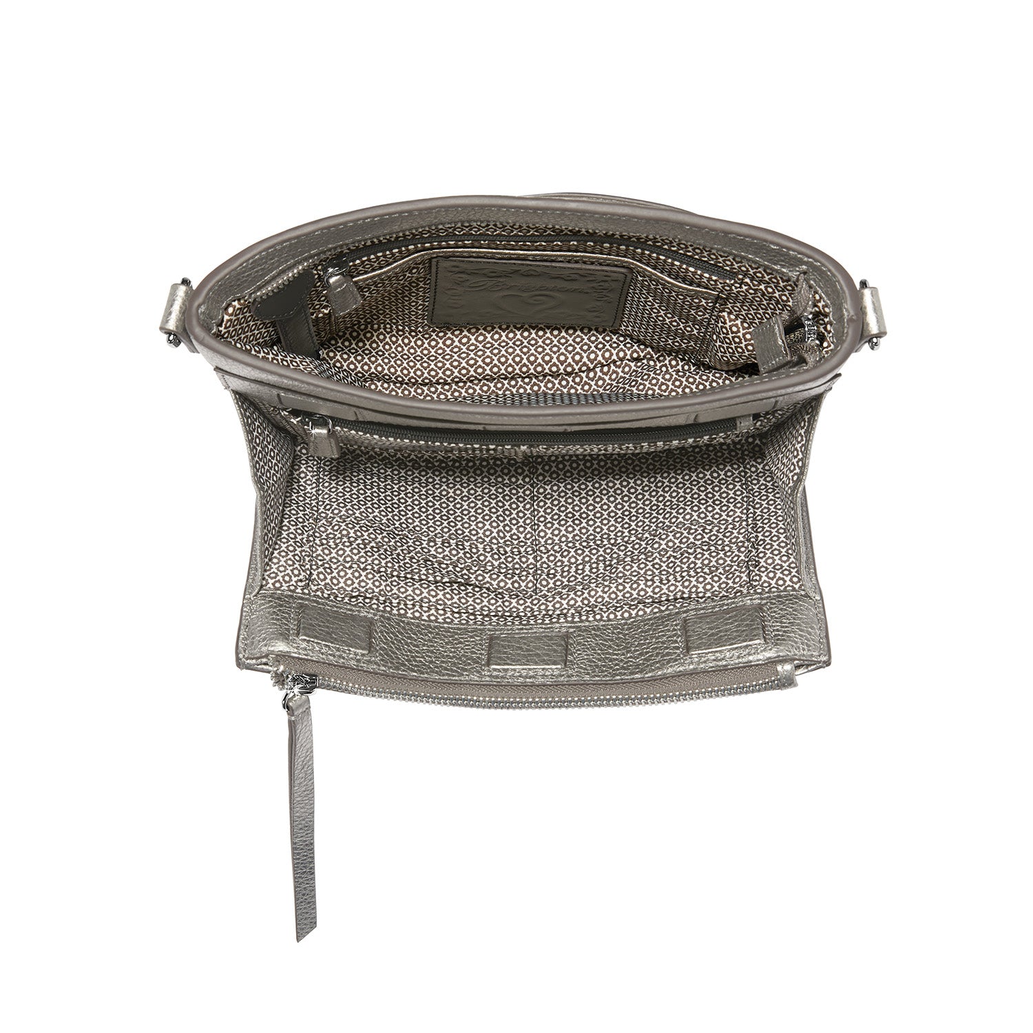 Brighton Jordyn Cross Body Organizer (Titanio)