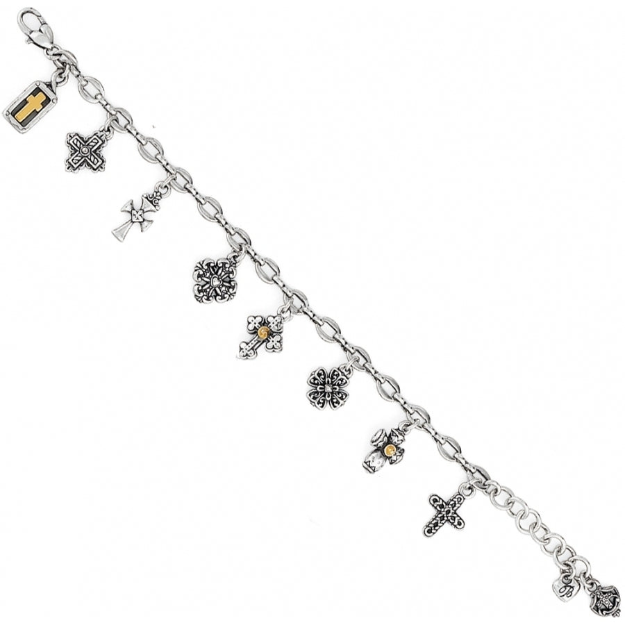 Brighton Eternity Cross Charm Bracelet (J30610)