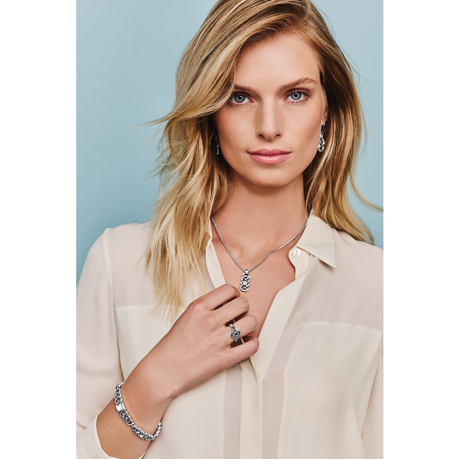 Brighton Interlok Knot Ring (J62850) SLV