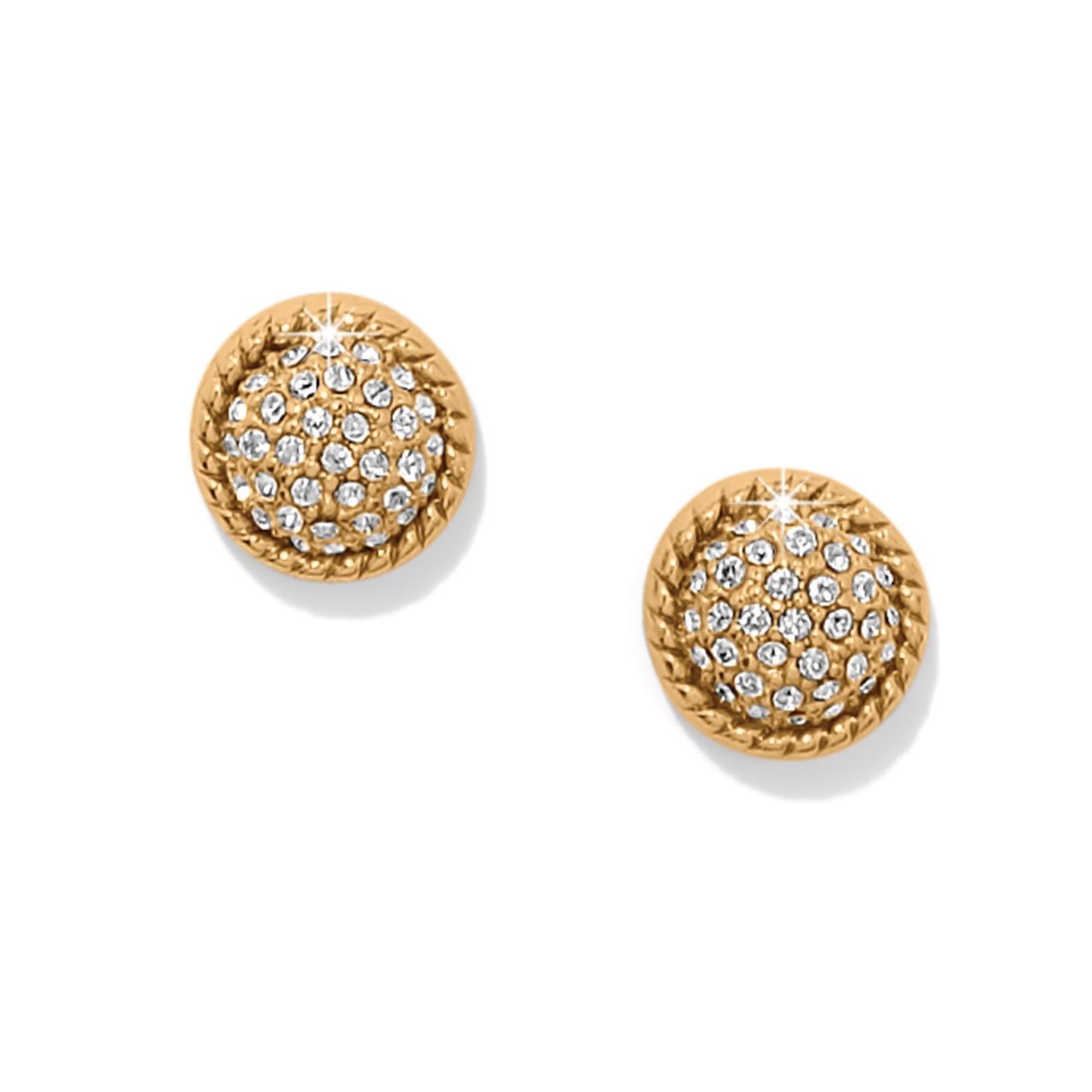 Brighton Illumina Celeste Dome Post Earrings (GLD)
