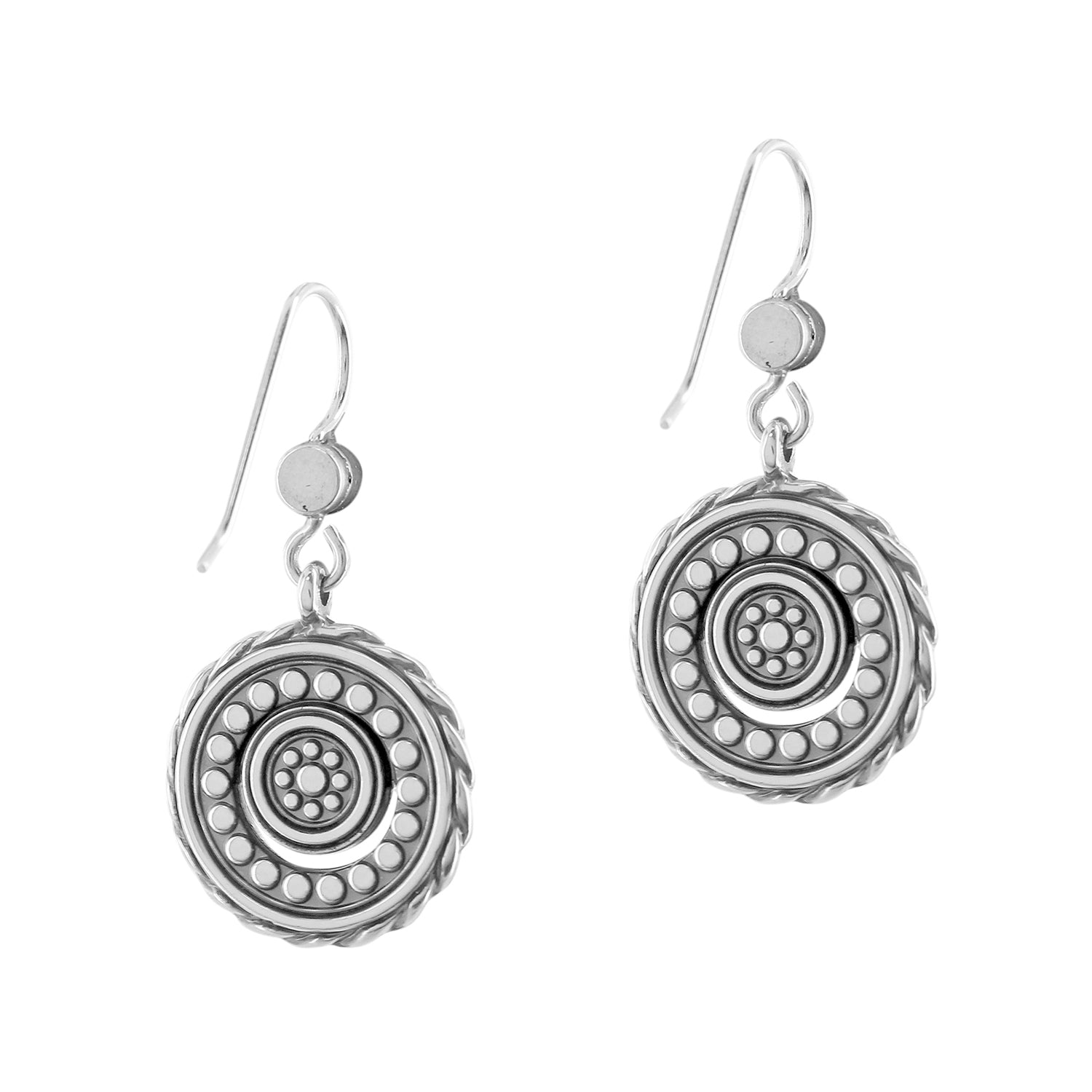 Brighton Halo Eclipse French Wire Earrings (JA3623)