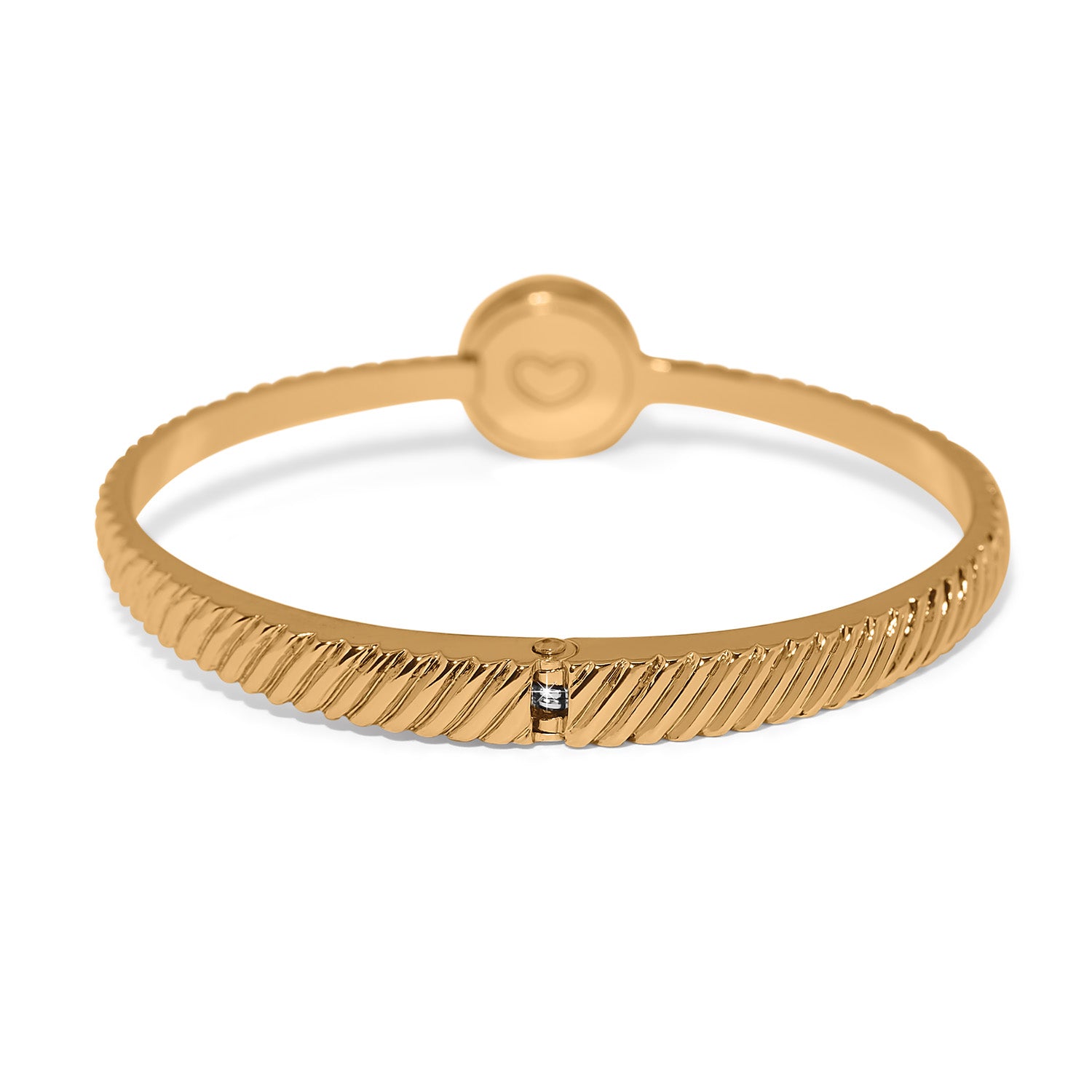 Brighton Illumina Celeste Dome Hinged Bangle (GLD)