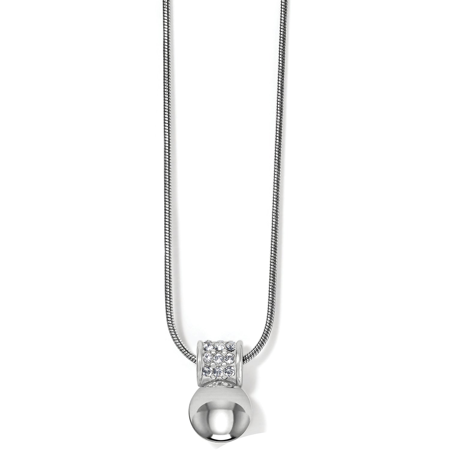 Brighton Meridian Petite Necklace (JL3832)(Silver)