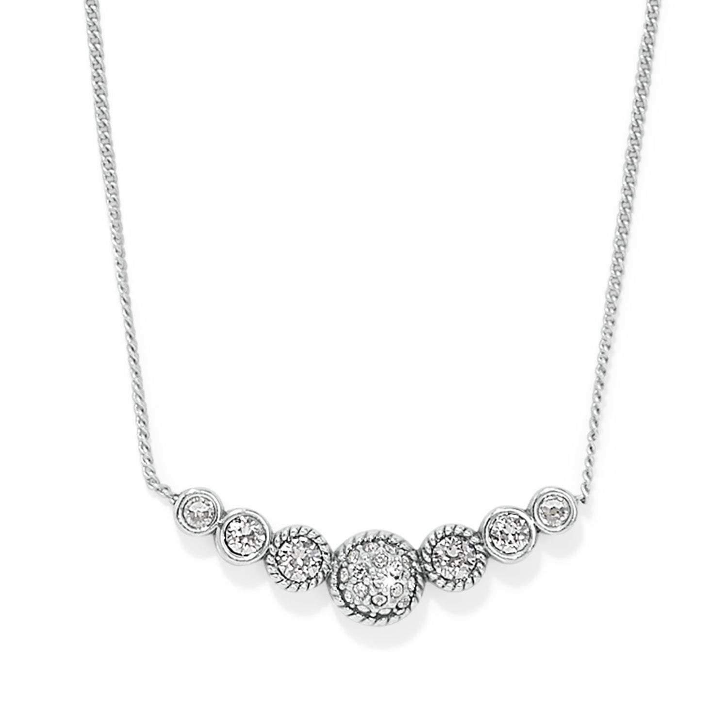 Brighton Illumina Celeste Bar Necklace (SLV)