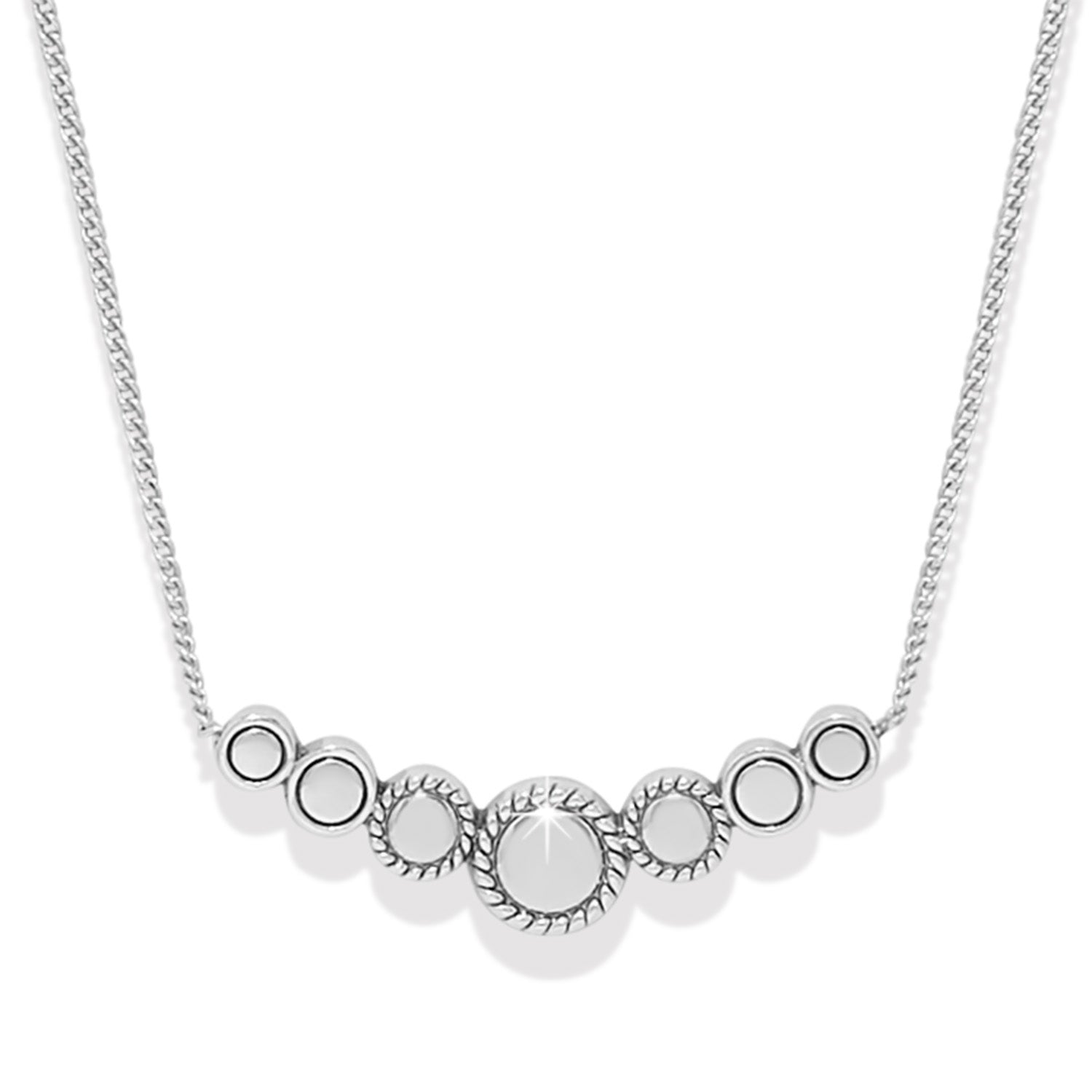Brighton Illumina Celeste Bar Necklace (SLV)