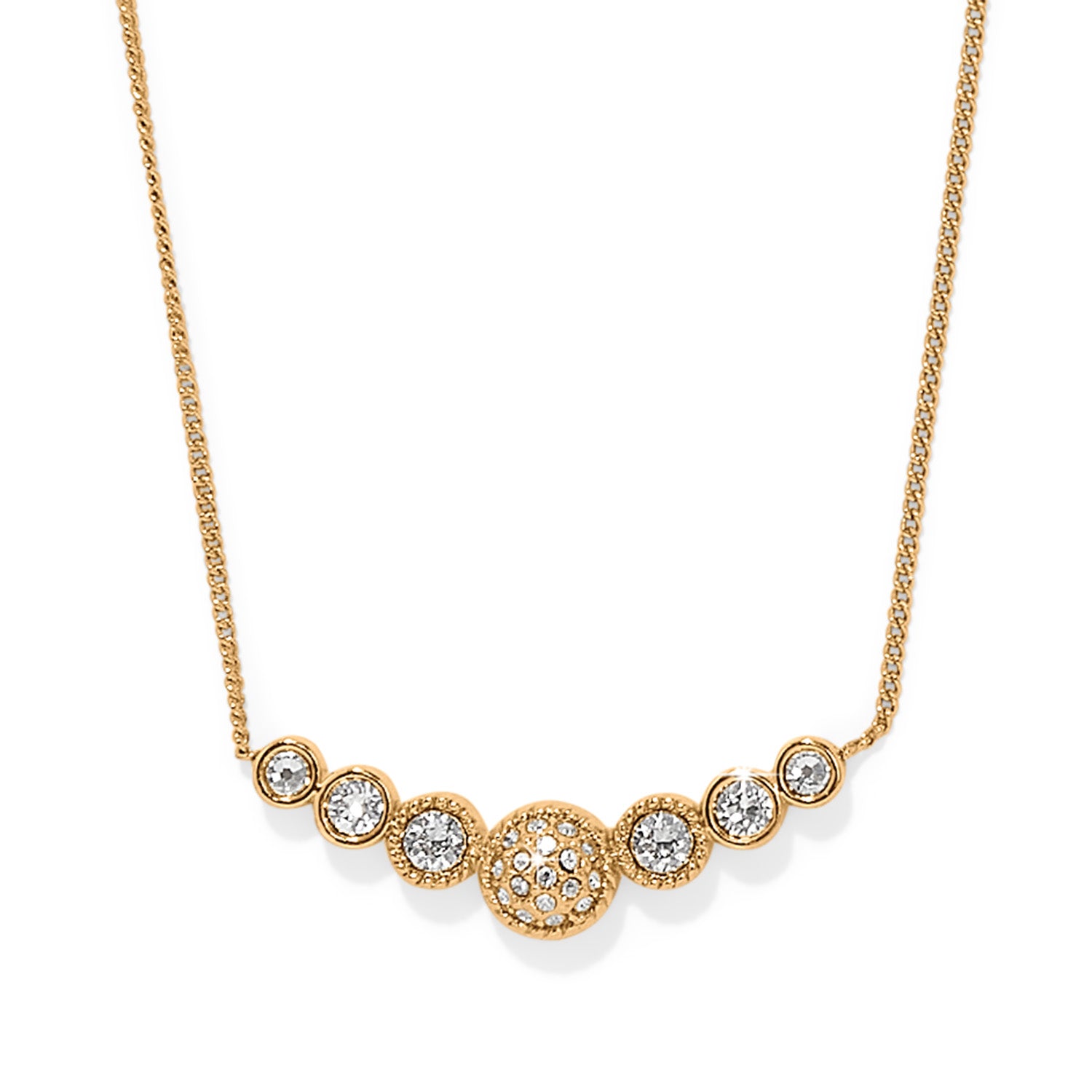 Brighton Illumina Celeste Bar Necklace (GLD)